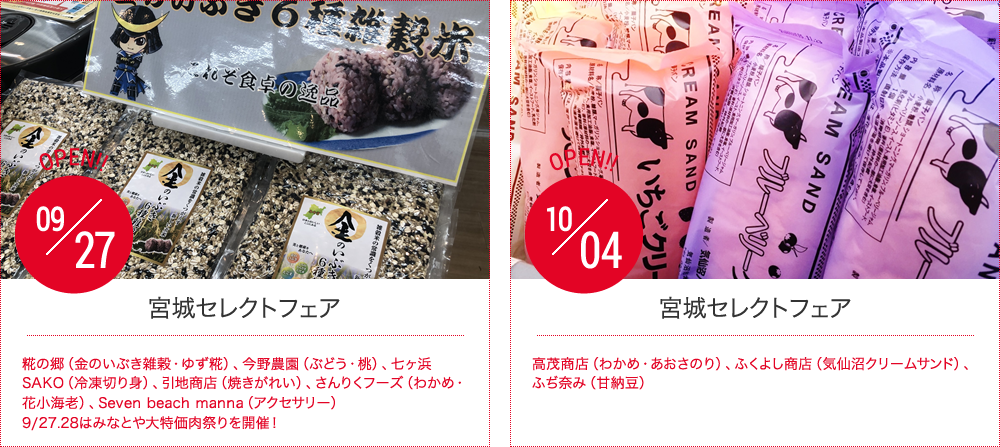 SCHEDULE,出店予定情報を知る